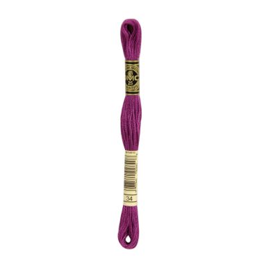 DMC 034 Six-Strand Floss – Dark Fuchsia