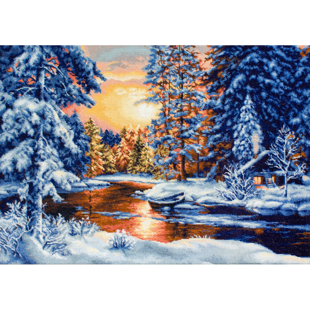 Cross Stitch Kit “Winter Landscape” Luca-S B477