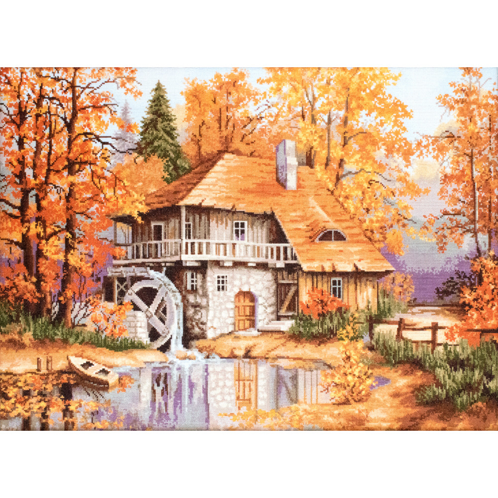 Cross Stitch Kit “Autumn Landscape” Luca-S B481