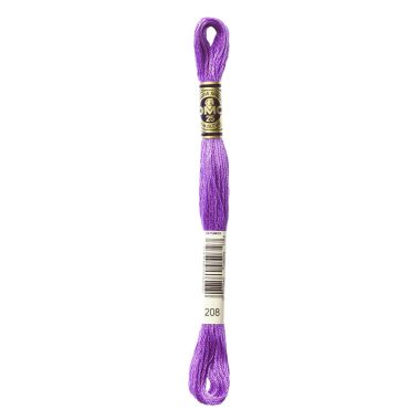DMC 208 Six-Strand Floss – Very Dark Lavender