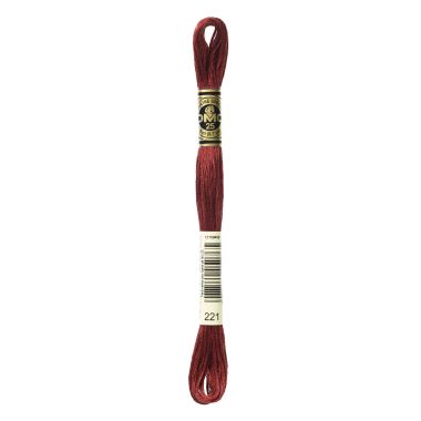 DMC 221 Six-Strand Floss – Very Dark Shell Pink