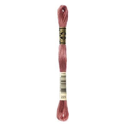 DMC 223 Six-Strand Floss – Medium Shell Pink