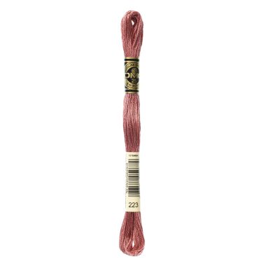 DMC 223 Six-Strand Floss – Medium Shell Pink