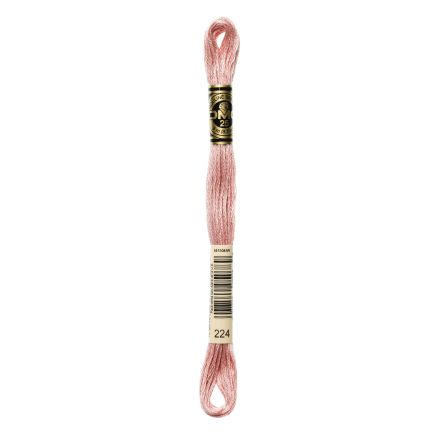 DMC 224 Six-Strand Floss – Very Light Shell Pink