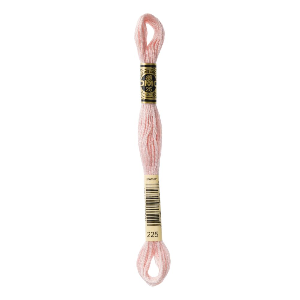 DMC 225 Six-Strand Floss – Ultra Light Shell Pink DMC 225 Six-Strand Floss – Ultra Light Shell Pink