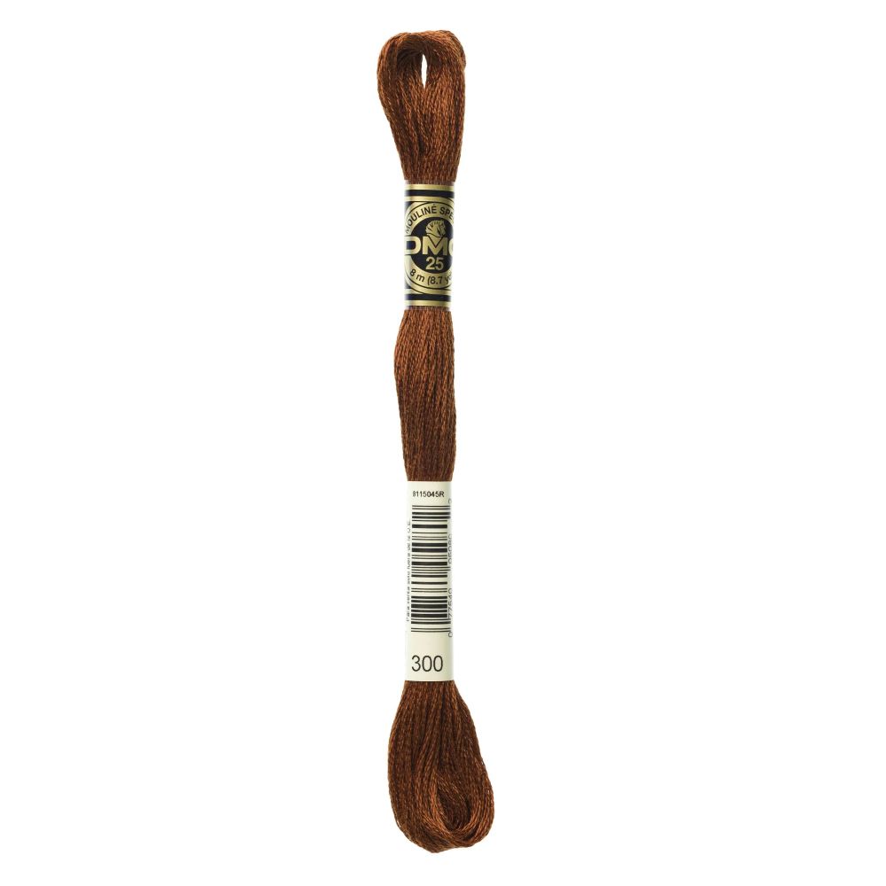 DMC 300 Six-Strand Floss – Very Dark Mahogany DMC 300 Six-Strand Floss – Very Dark Mahogany