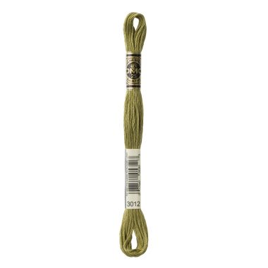 DMC 3012 Six-Strand Floss – Medium Khaki Green