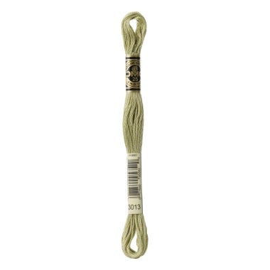 DMC 3013 Six-Strand Floss – Light Khaki Green