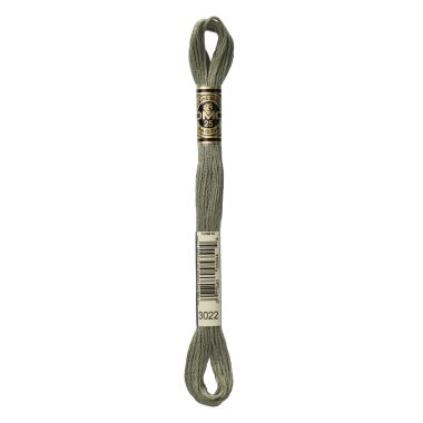 DMC 3022 Six-Strand Floss – Medium Brown Grey