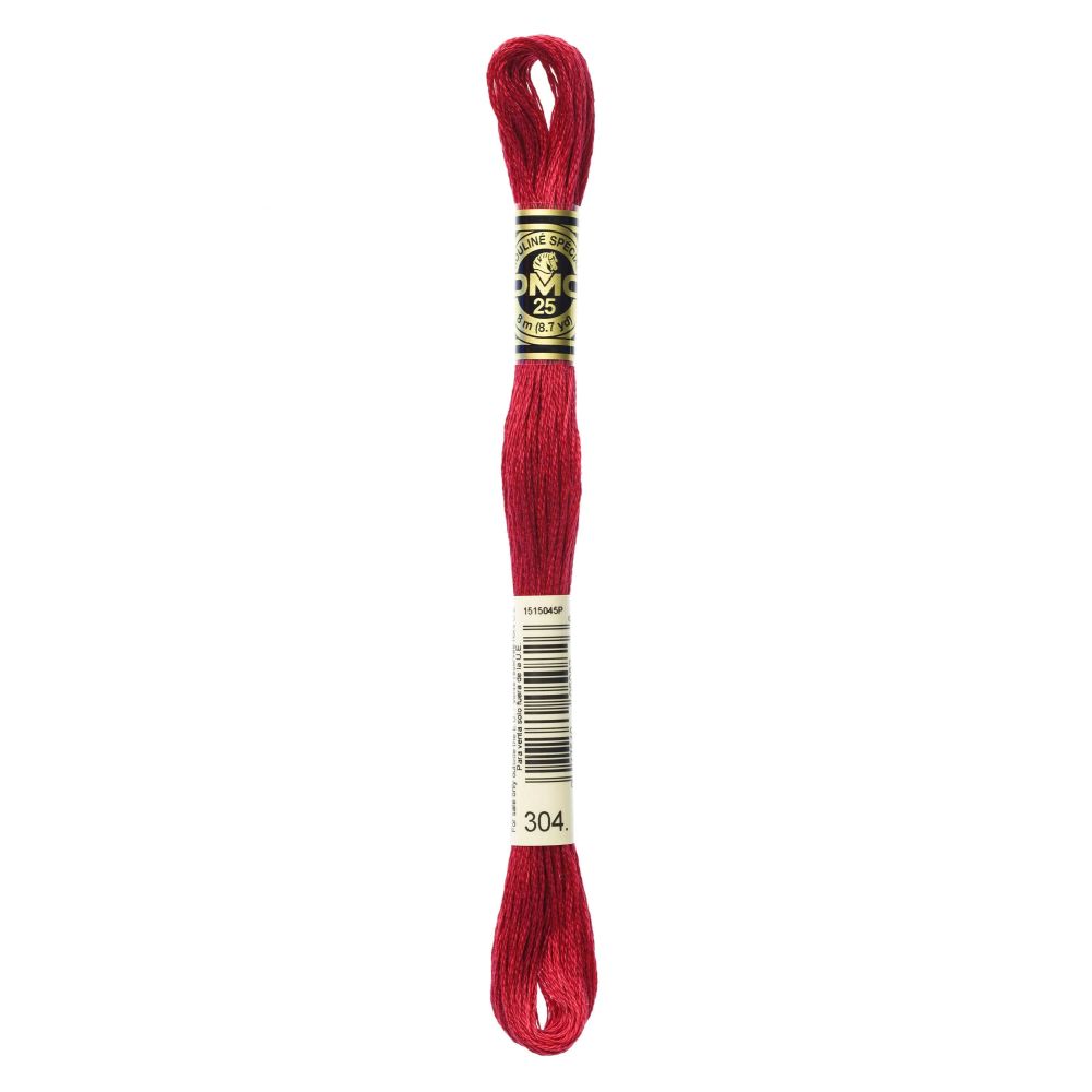 DMC 304 Six-Strand Floss – Medium Christmas Red DMC 304 Six-Strand Floss – Medium Christmas Red