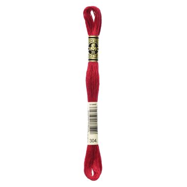 DMC 304 Six-Strand Floss – Medium Christmas Red