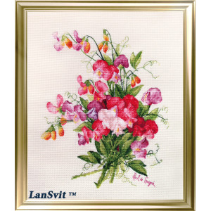 Cross Stitch Kit “Sweet Pea” LanSvit A-004