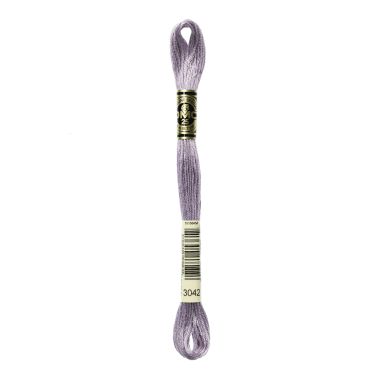 DMC 3042 Six-Strand Floss – Light Antique Violet