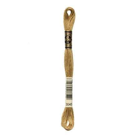 DMC 3045 Six-Strand Floss – Dark Yellow Beige