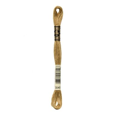 DMC 3045 Six-Strand Floss – Dark Yellow Beige