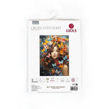Cross Stitch Kit Luca-S - Butterflies Magic, BU5043
