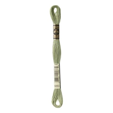 DMC 3053 Six-Strand Floss – Green Grey