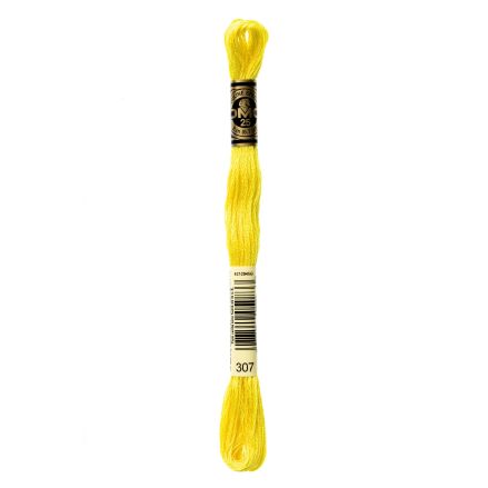 DMC 307 Six-Strand Floss – Lemon