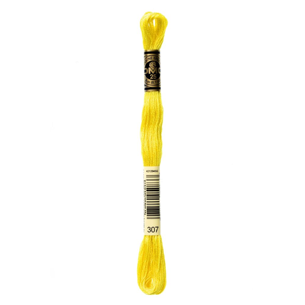 DMC 307 Six-Strand Floss – Lemon DMC 307 Six-Strand Floss – Lemon