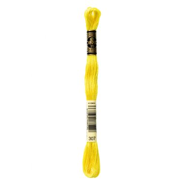 DMC 307 Six-Strand Floss – Lemon