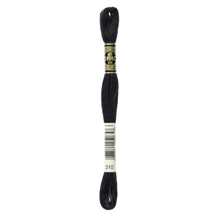 DMC 310 Six-Strand Floss – Black