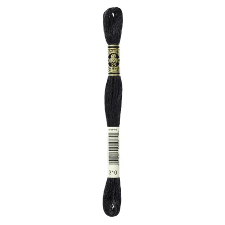 DMC 310 Six-Strand Floss – Black