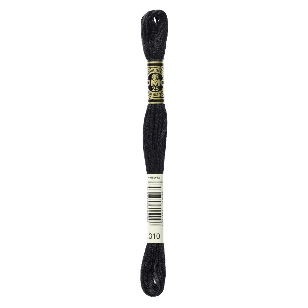 DMC 310 Six-Strand Floss – Black