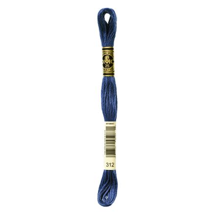 DMC 312 Six-Strand Floss – Very Dark Baby Blue