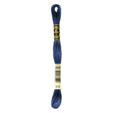 DMC 312 Six-Strand Floss – Very Dark Baby Blue