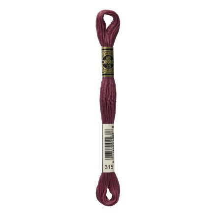 DMC 315 Six-Strand Floss – Dark Antique Mauve