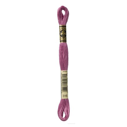DMC 316 Six-Strand Floss – Medium Antique Mauve