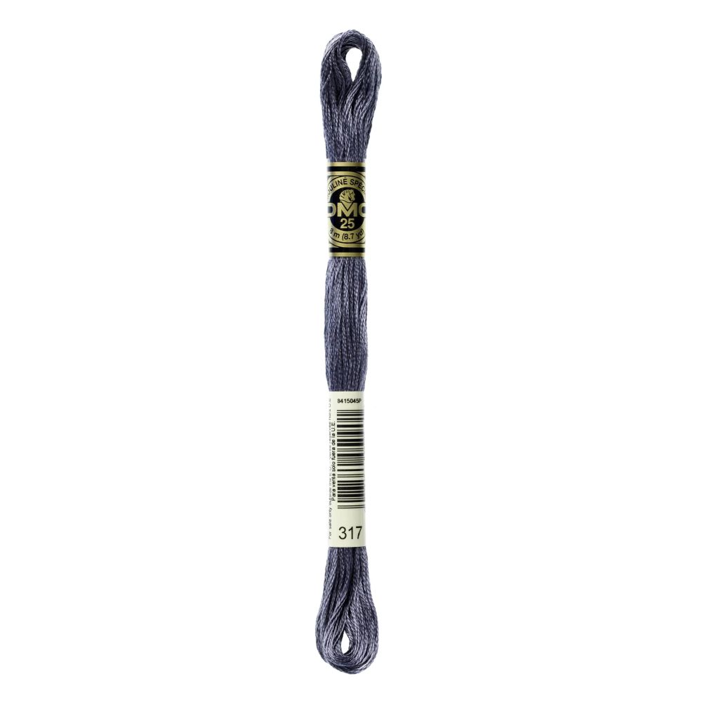 DMC 317 Six-Strand Floss – Pewter Gray DMC 317 Six-Strand Floss – Pewter Gray
