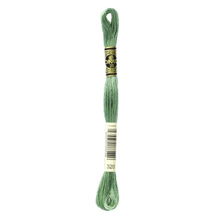 DMC 320 Six-Strand Floss – Medium Pistachio Green