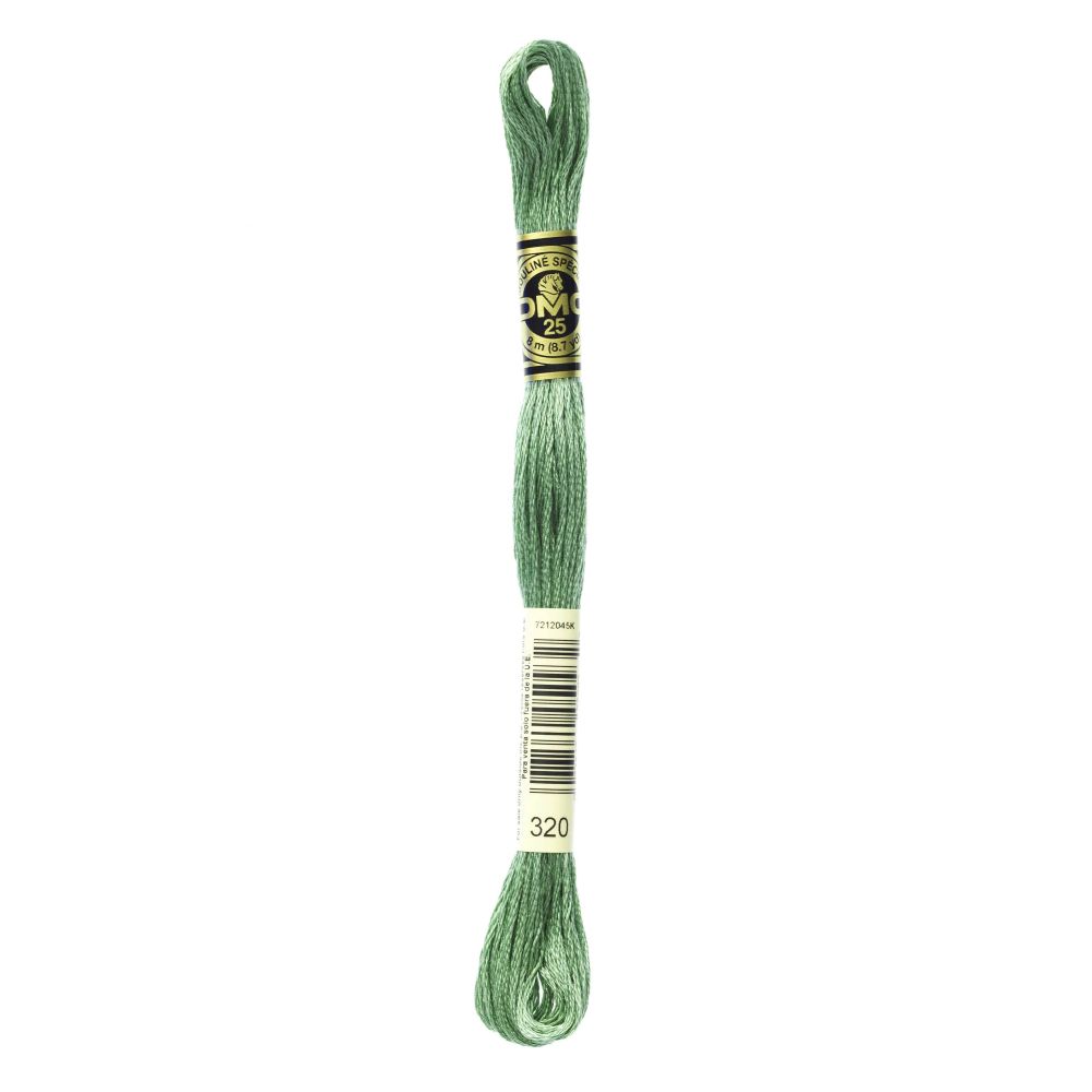 DMC 320 Six-Strand Floss – Medium Pistachio Green