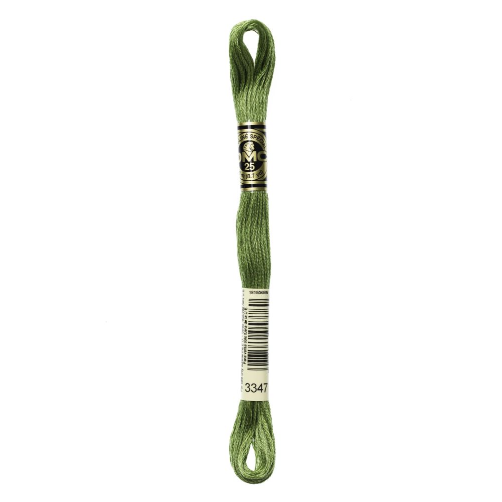 DMC 3347 Six-Strand Floss – Medium Yellow Green DMC 3347 Six-Strand Floss – Medium Yellow Green