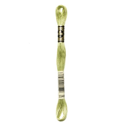 DMC 3348 Six-Strand Floss – Light Yellow Green