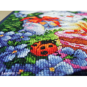 Cross Stitch Kit “We Are Both Happy!” LanSvit D-005