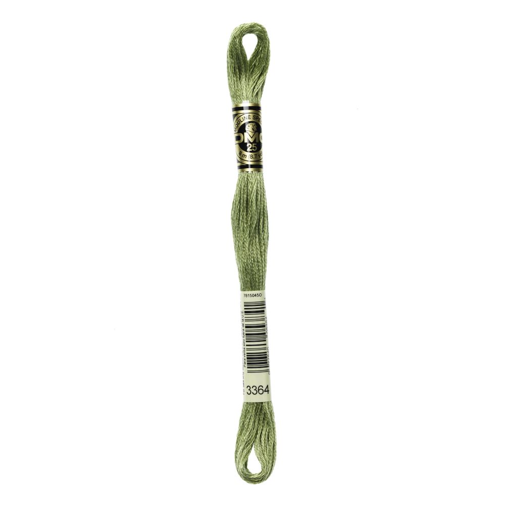 DMC 3364 Six-Strand Floss – Pine Green