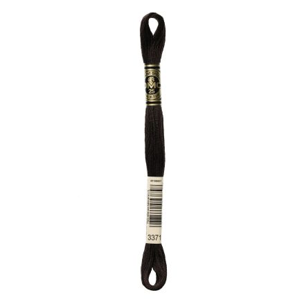 DMC 3371 Six-Strand Floss – Black Brown