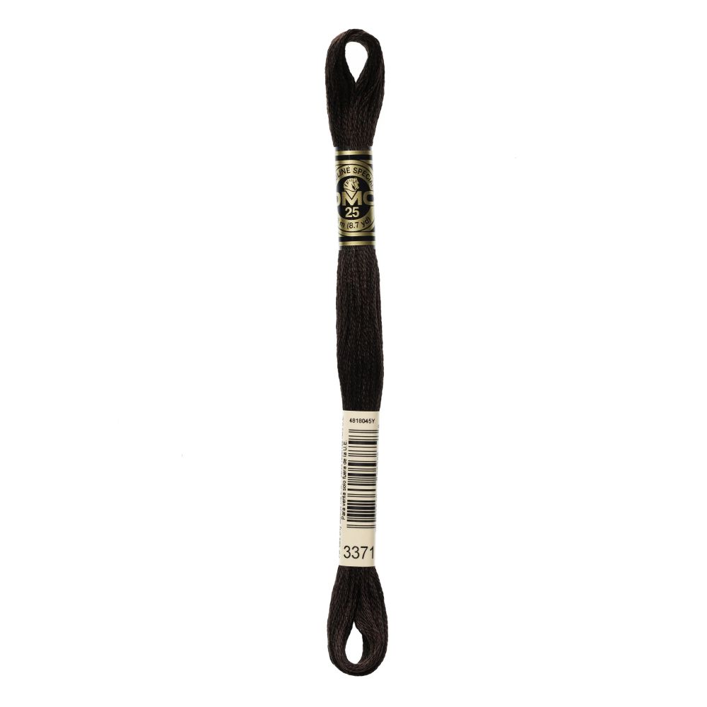 DMC 3371 Six-Strand Floss – Black Brown DMC 3371 Six-Strand Floss – Black Brown