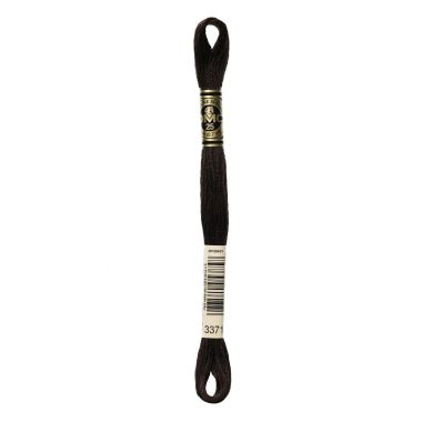 DMC 3371 Six-Strand Floss – Black Brown