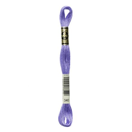 DMC 340 Six-Strand Floss – Medium Blue Violet