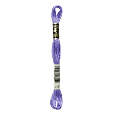 DMC 340 Six-Strand Floss – Medium Blue Violet