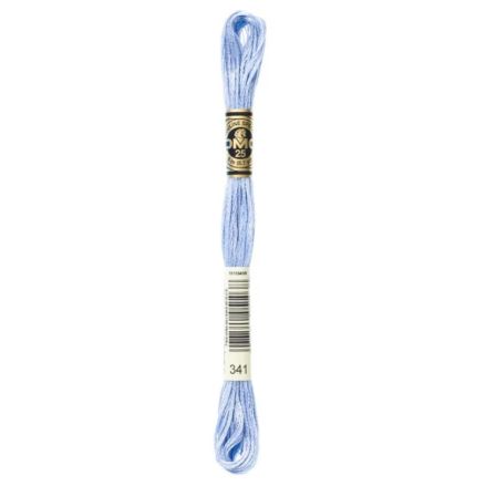 DMC 341 Six-Strand Floss – Light Blue Violet