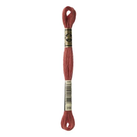DMC 356 Six-Strand Floss – Medium Terra Cotta