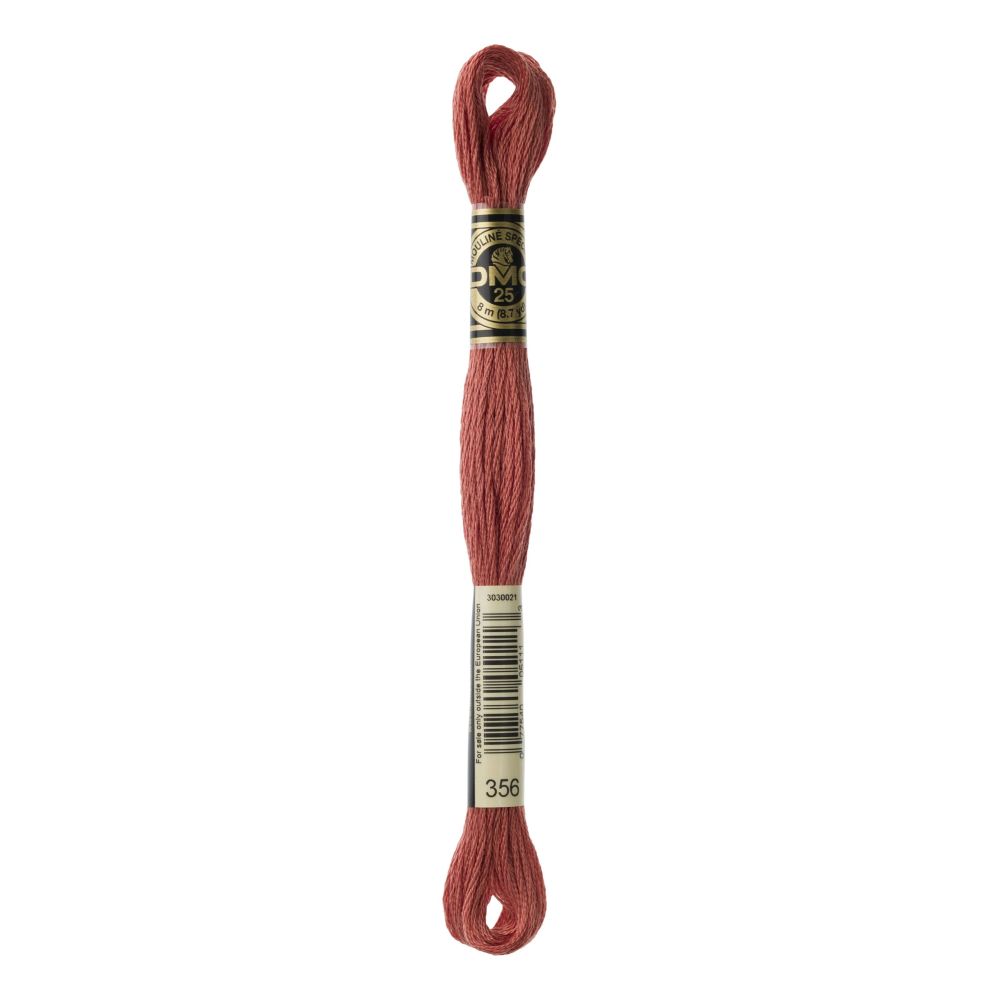 DMC 356 Six-Strand Floss – Medium Terra Cotta DMC 356 Six-Strand Floss – Medium Terra Cotta