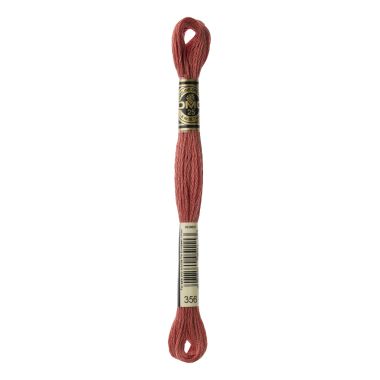 DMC 356 Six-Strand Floss – Medium Terra Cotta