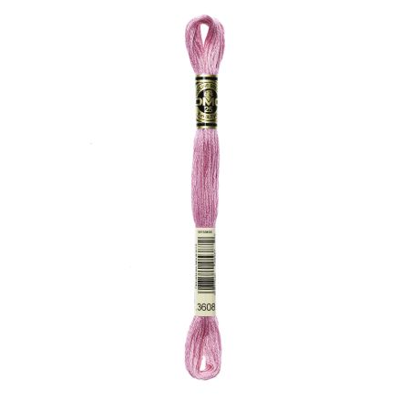 DMC 3608 Six-Strand Floss – Very Light Plum