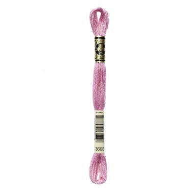 DMC 3608 Six-Strand Floss – Very Light Plum
