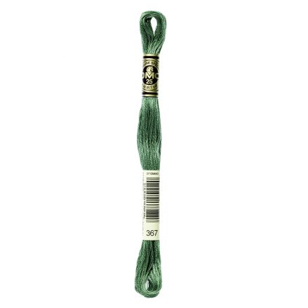 DMC 367 Six-Strand Floss – Dark Pistachio Green